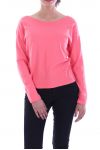 T-SHIRT NOUE PERLES 7044 CORAIL