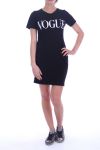 TÚNICA VESTIDO DE VOGUE PERLAS 7047 NEGRO