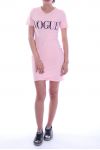 KLEID-TUNIKA-VOGUE PERLEN 7047 ROSA