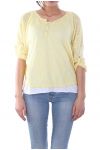 T-SHIRT 2 PEZZI 7021 GIALLO