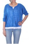 T-SHIRT 2 PEZZI 7021 BLU ROYAL