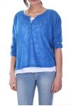 T-SHIRT 2 PEZZI 7021 BLU ROYAL