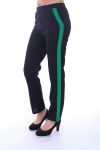 PANTALON A BANDES 6091 VERT