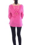 T-SHIRT BACK LACE 6030 FUSHIA