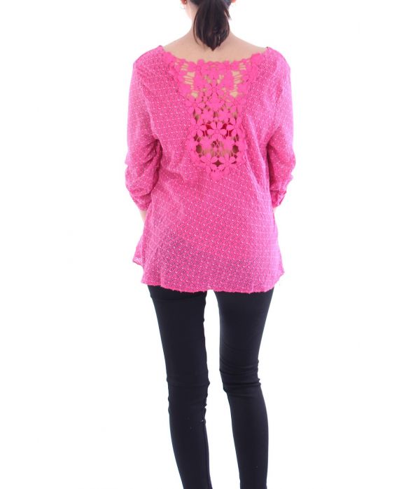 T-SHIRT BACK LACE 6030 FUSHIA