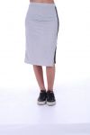 SKIRT WITH STRIPE 9003 GREY