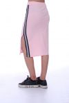 SKIRT WITH STRIPE 9003 PINK