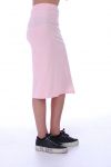 SKIRT WITH STRIPE 9003 PINK