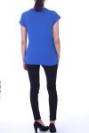 T-SHIRT MET PAILLETTEN KRALEN 6006 ROYAL BLUE