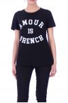 T-SHIRT LOVE IS FRENCH 9008 BLACK