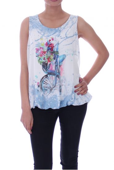 TOP ZEILEN PRINTS 9022 BLAUW