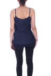 TOP MIT GLANZ-EFFEKT 9036-MARINE-BLAU