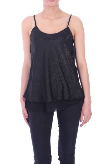 TOP BRILLANTE EFECTO 9036 NEGRO