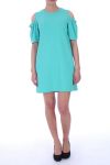 TUNIC DRESS SHOULDER BEADS 9042 GREEN