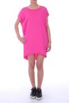 TUNIC DRESS BEADED 9039 FUSHIA