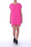 TUNIC DRESS BEADED 9039 FUSHIA