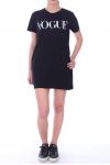 TUNIC DRESS VOGUE PEARLS 9040 BLACK