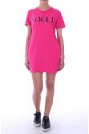 KLEID-TUNIKA-VOGUE PERLEN 9040 FUSHIA