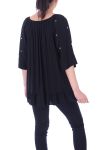 TUNIC BEADED 9031 BLACK