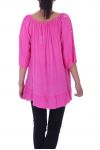 TUNIC BEADED 9031 FUSHIA