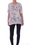 TOP STAMPA PIZZO 9016 ROSA