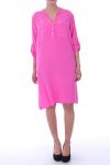 TUNIC DRESS BEADED 9019 FUSHIA