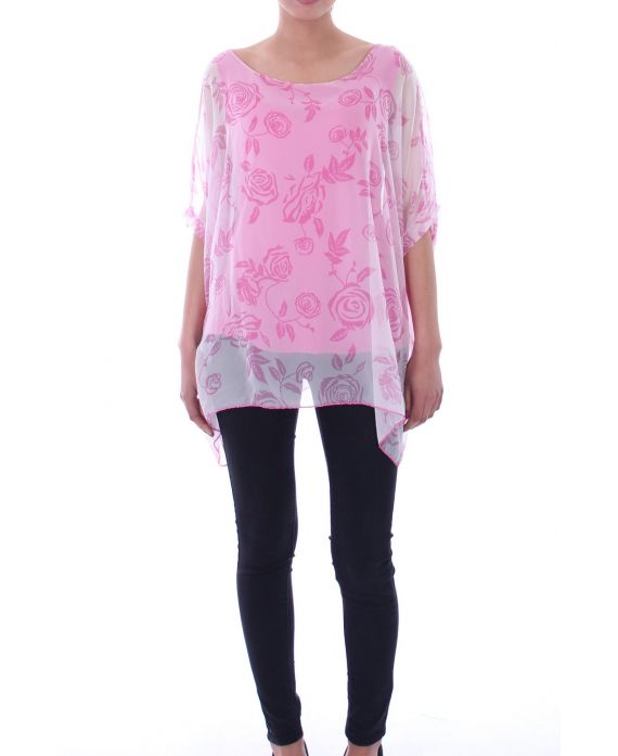 TUNIC CLOAKING 9021 FUSHIA