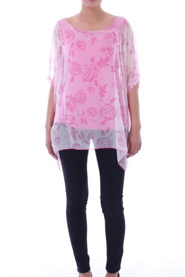 TUNIC CLOAKING 9021 FUSHIA