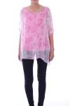 TUNIC CLOAKING 9021 FUSHIA