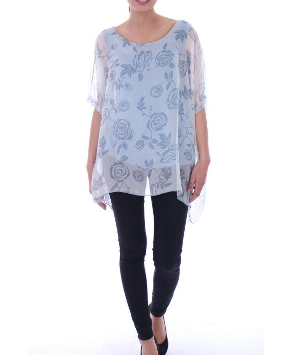 TUNIC CLOAKING 9021 BLUE