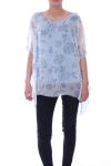 TUNIC CLOAKING 9021 BLUE