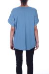 T-SHIRT STER-PAILLETTEN 9033 BLAUW