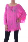 TUNIC BOHEMIENNE 9032 FUSHIA