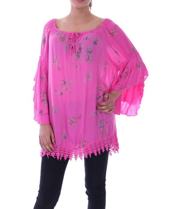 TUNIQUE BOHEMIENNE 9032 FUSHIA