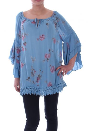 TUNIC BOHEMIENNE 9032 BLUE