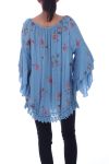 TUNIC BOHEMIENNE 9032 BLUE