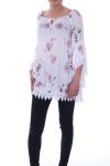 TUNIC BOHEMIENNE 9032 WHITE