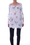 TUNIC BOHEMIENNE 9032 WHITE