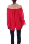 TUNIC NECKLINE ELASTIQUEE 9027 RED