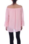 TUNIC NECKLINE ELASTIQUEE 9027 PINK