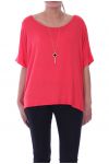 T-SHIRT + COLLANA 9038 CORALLO