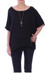 T-SHIRT + COLLANA 9038 NERO