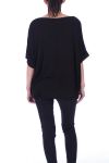 T-SHIRT + COLLANA 9038 NERO