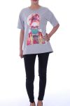 T-SHIRT FASHION 9012 GRIS