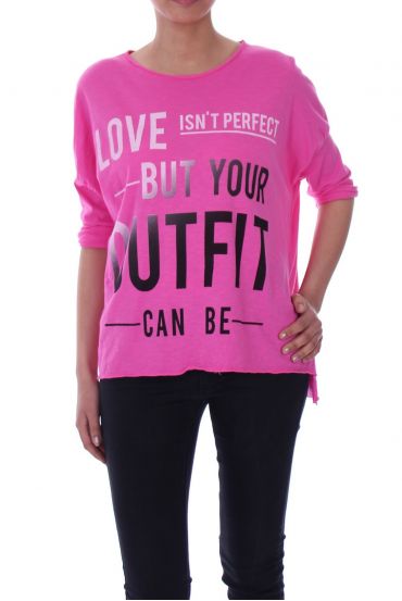 T-SHIRT OUTFIT 6099 FUSHIA