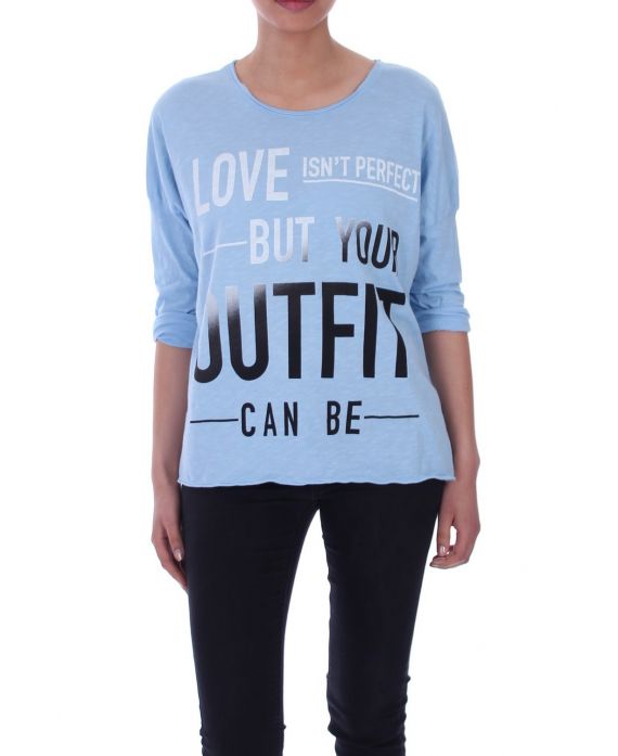 T-SHIRT OUTFIT 6099 BLAU