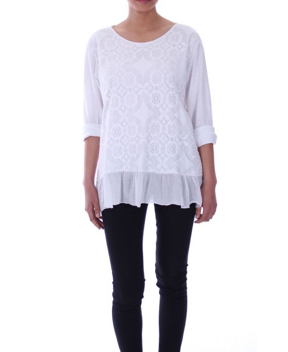 TUNIC LACE 6053 WHITE