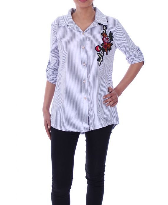 CAMICIA BRODEE 6022 BLU