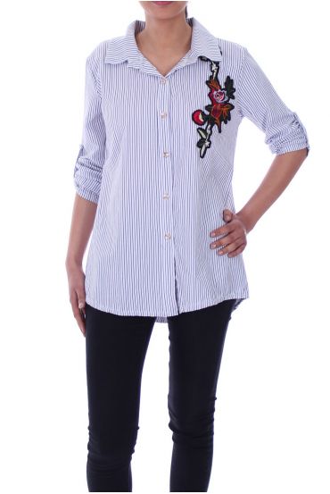 CAMICIA BRODEE 6022 BLU