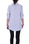 SHIRT BRODEE 6022 BLAUW